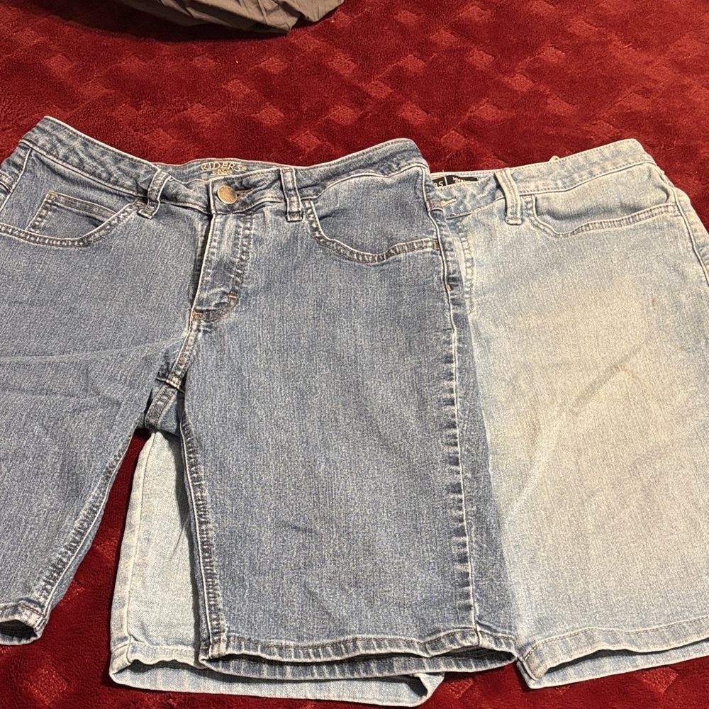 Lee Women's Blue Denim Shorts bundle